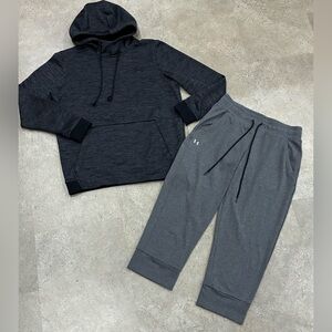 Womens UNDER ARMOUR Hoodie Sweatshirt & Joggers, sz Small